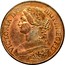 Canada One Cent Victoria 1861 KM# Pn9 VICTORIA D:G: BRITT:REG:F:D: coin obverse