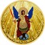 Ukraine One Hryvnia Archangel Michael - God's Rays 2015 lily BU ЗА НАС І ДУШІ ПРАВЕДНИХ І СИЛА АРХЕСТРАТИГА МИХАІЛА coin reverse