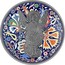 Ukraine One Hryvnia Archangel Michael - Ornament 2015 lily BU ЗА НАС І ДУШІ ПРАВЕДНИХ І СИЛА АРХЕСТРАТИГА МИХАІЛА coin reverse