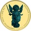 Ukraine One Hryvnia Archangel Michael - Saint Wondering 2015 lily BU ЗА НАС І ДУШІ ПРАВЕДНИХ І СИЛА АРХЕСТРАТИГА МИХАІЛА coin reverse