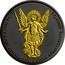 Ukraine One Hryvnia Archangel Michael - Shade of Enigma 2017 lily BU ЗА НАС І ДУШІ ПРАВЕДНИХ І СИЛА АРХЕСТРАТИГА МИХАІЛА coin reverse