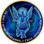 Ukraine One Hryvnia Archangel Michael - Spiritual Energy of an Angel 2015 lily BU ЗА НАС І ДУШІ ПРАВЕДНИХ І СИЛА АРХЕСТРАТИГА МИХАІЛА coin reverse