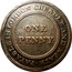 UK One Penny Staffordshire - Cheadle Copper & Brass Co 1812  PAYABLE IN LONDON CHEADLE AND NEATH ∙ ONE PENNY coin reverse