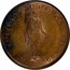 Canada Sou Bouquet Sous 1837 KM# Tn7 BANK TOKEN CONCORDIA SALUS QUEBEC BANK 1837 HALF PENNY. coin obverse