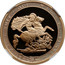 UK Two Pounds 200 years of the modern Sovereign 2017 Proof HONI∙SOIT∙QUI∙MAL∙Y∙PENSE∙ BP coin reverse