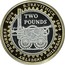 UK Two Pounds (First Railway Locomotive (Piedfort)) KM# P45 2004 R. TREVITHICK 1804 INVENTION-INDUSTRY-PROGRESS TWO POUNDS coin reverse