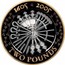 UK Two Pounds The Gunpowder Plot (Piedfort) 2005 Proof KM# P46 1605 - 2005 TWO POUNDS coin reverse
