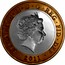 UK Two Pounds The Mary Rose (Piedfort) 2011 British Royal Mint Proof ELIZABETH∙II∙D∙G∙REG∙FID∙DEF ∙ 2011 ∙ IRB coin obverse