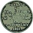 UK XII Pence Sussex - Chichester Accommodation 1811  PAYABLE AT B&J. CAFFIN'S J. REDMAN'S W. HALSTED'S AND C. SHIPHAM'S 1811 coin reverse