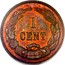 USA 1 Cent Haseltine Restrike 1861  1 CENT coin reverse