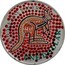 Australia 1 Dollar Aboriginal Kangaroo 2001 KM# 590 1 OUNCE FINE SILVER ONE DOLLAR coin reverse