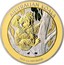 Australia 1 Dollar Koala (Partially Gilded) 2013 AUSTRALIAN KOALA P 2013 1 OZ 999 SILVER coin reverse