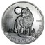 Canada 1 Dollar Timber Wolf Coin 2006 KM# 718 2006 WW 9999 FINE SILVER ½ OZ. ARGENT PUR coin reverse