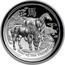 Australia 1 Dollar Year of the Horse High Relief 2014 P High Relief Proof YEAR OF THE HORSE coin reverse