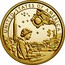 USA $1 (Native American Dollar - American Indians in the Space Program) UNITED STATES OF AMERICA $1 ESD JFM coin reverse