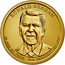 USA $1 (Ronald Reagan) KM# 621 RONALD REAGAN IN GOD WE TRUST 40th PRESIDENT 1981-1989 RaM JFM coin obverse
