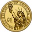 USA $1 (Ronald Reagan) KM# 621 UNITED STATES OF AMERICA $1 coin reverse