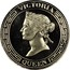 Australia 1 Sovereign Victoria Pattern 1987 Proof X# M20 VICTORIA QUEEN coin obverse