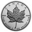 Canada 10 Dollars Iconic Maple Leaf 2017 Matte Proof CANADA 9999 9999 FINE SILVER 2 OZ ARGENT PUR coin reverse