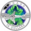 Canada 10 Dollars Northern Lights 2014 Matte Proof KM# 1922.1 CANADA 2014 10 DOLLARS coin reverse