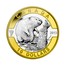 Canada 10 Dollars Oh Canada series - beaver. Gold plated 2013 Proof KM# 1396a CANADA 10 DOLLARS 2013 coin reverse