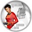 Canada 10 Dollars Star TrekTM Uhura 2016 Proof KM# 2145 10 DOLLARS TM/MC 2016 & CBS CANADA 2016 coin reverse