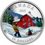 Canada 10 Dollars Winter Scene 2015 KM# 1965 CANADA 2015 LM 10 DOLLARS coin reverse