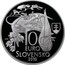 Slovakia 10 Euro 150th anniversary of the birth of Martin Kukucin 2010 Proof KM# 111 10 EURO SLOVENSKO 2010 MR coin obverse