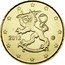 Finland 10 Euro Cent Rampant Lion 2012 FI KM# 126 2010 FI coin obverse