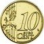 Finland 10 Euro Cent Rampant Lion 2012 FI KM# 126 10 EURO CENT LL coin reverse