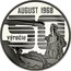 Slovakia 10 Euro Resistance against the Warsaw Pact invasion 2018 BU AUGUST 1968 50 VÝROČIE coin reverse