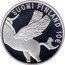 Finland 10 Euro Tove Jansson 2014 Proof KM# 217 SUOMI FINLAND 10 € coin reverse