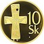 Slovakia 10 Korun 2008 Proof KM# 11b Republic 10 SK R Z coin reverse
