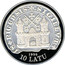Latvia 10 Latu 15th Century Riga 1996 Proof KM# 36 1996 10 LATU coin obverse