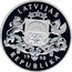 Latvia 10 Latu Icebreaker Krisjanis Valdemars 1998 Proof KM# 32 LATVIJAS 1998 REPUBLIKA coin obverse
