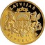 Latvia 10 Latu Javelin Thrower 1999 Proof KM# 43 LATVIJA 1999 REPUBLIKA coin obverse