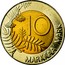 Finland 10 Markkaa 1993 M KM# 77 Reform Coinage 10 MARKKAA MARK coin reverse