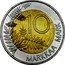 Finland 10 Markkaa EU Presidency 1999 M KM# 91 10 MARKKAA MARK coin reverse