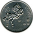 Slovenia 10 Tolarjev Equus 2001 KM# 41 10 EQUUS coin reverse