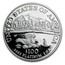 USA $100 American Eagle 2002 W Proof KM# 342 UNITED STATES OF AMERICA .9995 PLATINUM 1 OZ. $100 W coin reverse