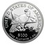 USA $100 American Eagle 2003 W Proof KM# 354 UNITED STATES OF AMERICA .9995 PLATINUM 1 OZ. $100 W coin reverse