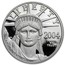 USA $100 American Eagle 2004 W Proof KM# 367 LIBERTY 2004 IN GOD WE TRUST E PLURIBUS UNUM coin obverse