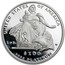 USA $100 American Eagle 2004 W Proof KM# 367 UNITED STATES OF AMERICA 1 OZ. .9995 PLATINUM $100 W coin reverse
