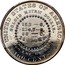 USA 100 Cents (Goloid Metric (Pattern)) UNITED STATES OF AMERICA GOLOID METRIC DOLLAR. 15.3 - G. 236.7 - S. 28 - C. 14 GRAMS. DEO EST GLORIA. 100 CENTS coin reverse