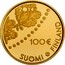 Finland 100 Euro Numismatics 2014 Proof, numbered KM# 223 2014 100 € SUOMI FINLAND coin obverse