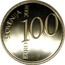 Slovenia 100 Euro Valentin Vodnik 2008 Proof KM# 77 SLOVENIJA EURO 100 2008 coin obverse