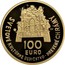 Slovakia 100 Euro Wooden Churches 2010 Proof KM# 113 100 EURO SVETOVÉ KULTÚRNE DEDIČSTVO DREVENÉ CHRÁMY coin obverse
