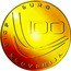 Slovenia 100 Euro World Ski Jumping Championships - Planica 2010 Proof KM# 99 EURO 100 2010 SLOVENJIA coin obverse