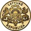 Latvia 100 Latu 75th Anniversary Declaration of Independence (1993) Proof KM# 20 LATVIJAS REPUBLIKA coin obverse