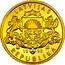 Latvia 100 Latu Development 1998 Proof KM# 40 LATVIJAS REPUBLIKA 19 98 coin obverse